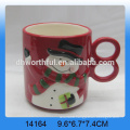 Lovely Custom Ceramic deer Christmas Mug